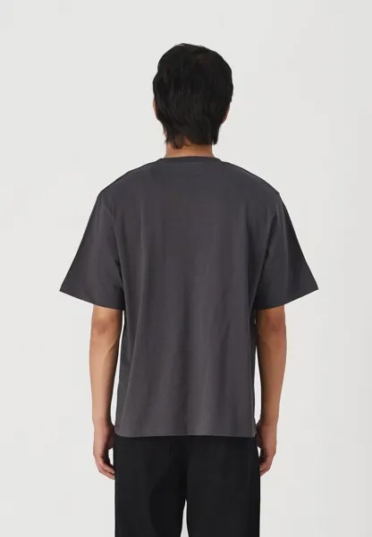 Простая футболка JORCITY OVERSIZED TEE CREW NECK UNISEX Jack & Jones, серый