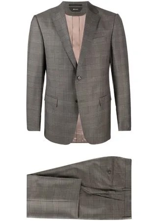 Z Zegna костюм в клетку глен