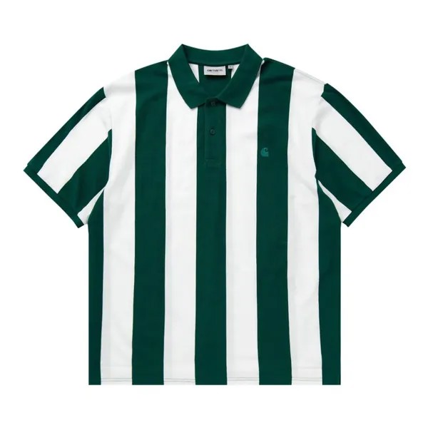 Поло Carhartt WIP Hinton Polo, зеленый