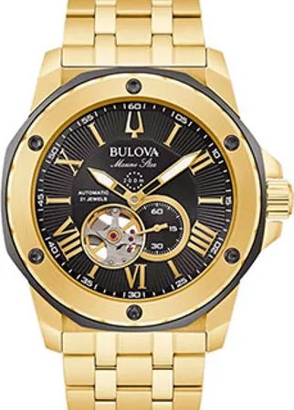 Японские наручные  мужские часы Bulova 98A273. Коллекция Marine Star