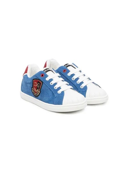 Dolce & Gabbana Kids кеды с нашивкой-логотипом