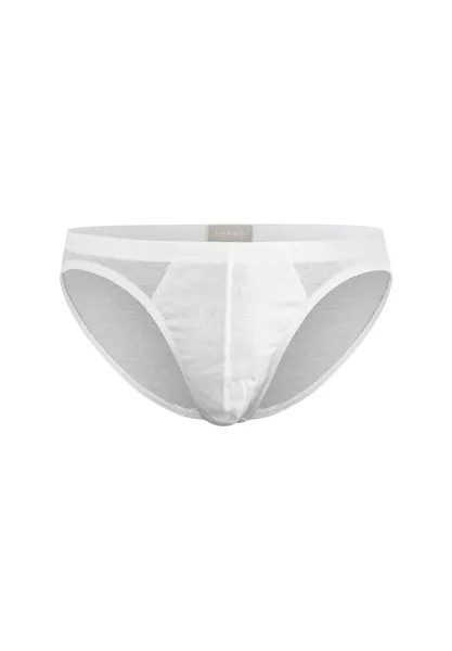 Мини-брифы из хлопка в спортивном стиле HANRO, цвет White Herren