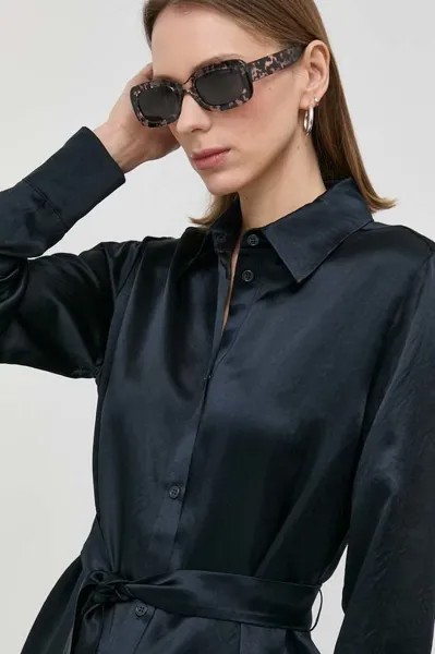 Рубашка для отдыха Max Mara Max Mara Leisure, темно-синий