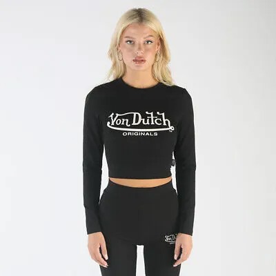 Женская футболка Von Dutch Originals Wmns Akela SS Lifestyle черный