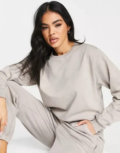 Свитшот овсяно-молочно-бежевого цвета ASOS Ultimate