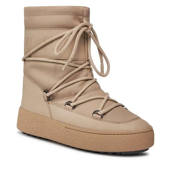 Ботинки Moon Boot LtrackTube Rubber, бежевый