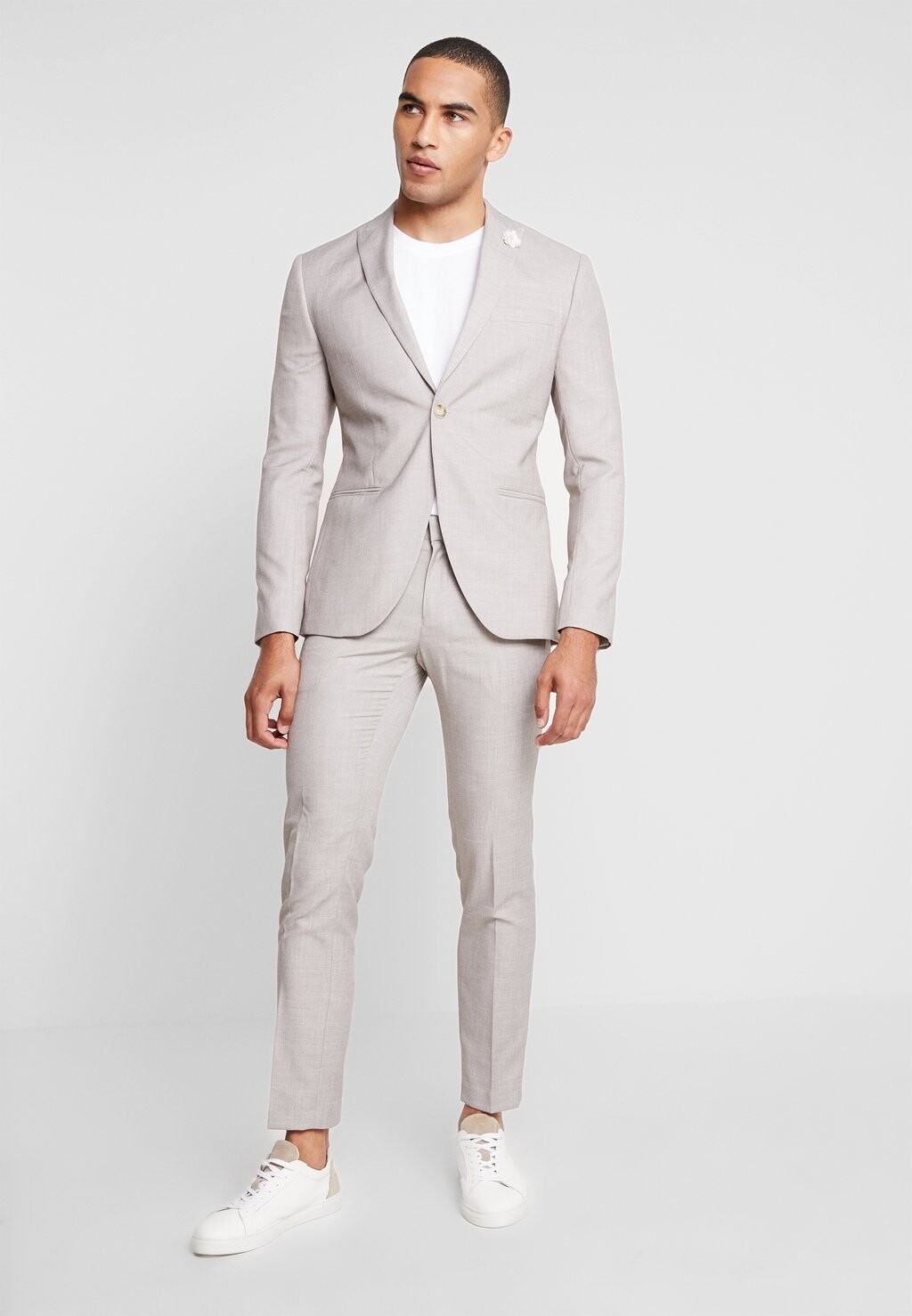 Костюм WEDDING SUIT LIGHT NEUTRAL Isaac Dewhirst, цвет beige
