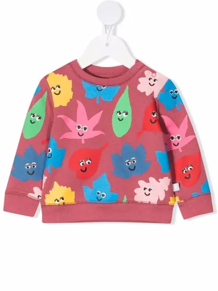 Stella McCartney Kids толстовка Smiley Leaves