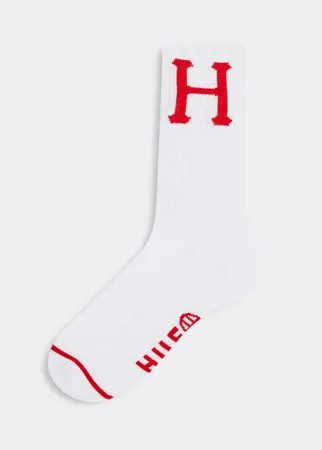 Белые классические носки HUF-Белый