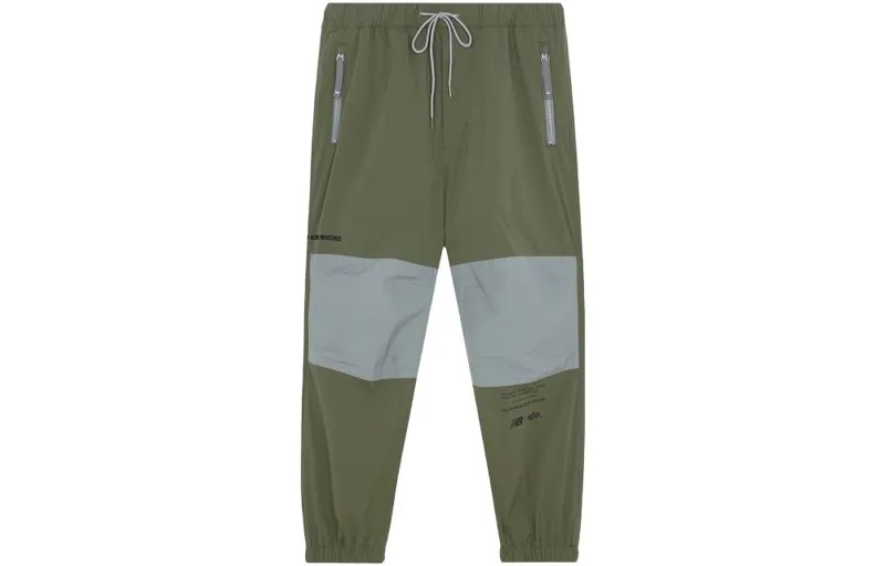 Мужские трикотажные спортивные штаны Alpha Industries, зеленые New Balance, зеленый