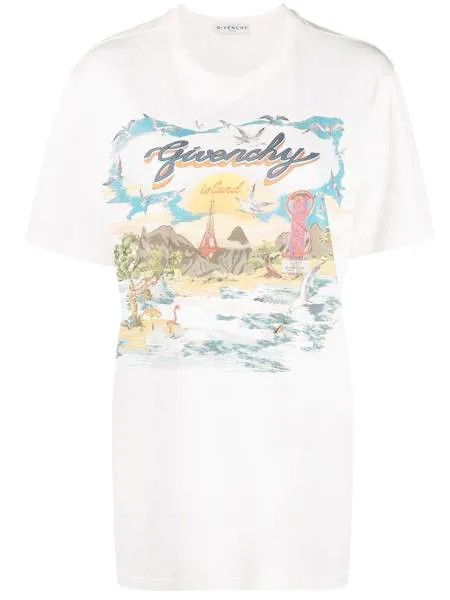 Givenchy футболка с принтом Givenchy Island