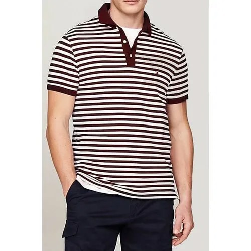 Поло TOMMY HILFIGER 1985, размер XXXL, бордовый