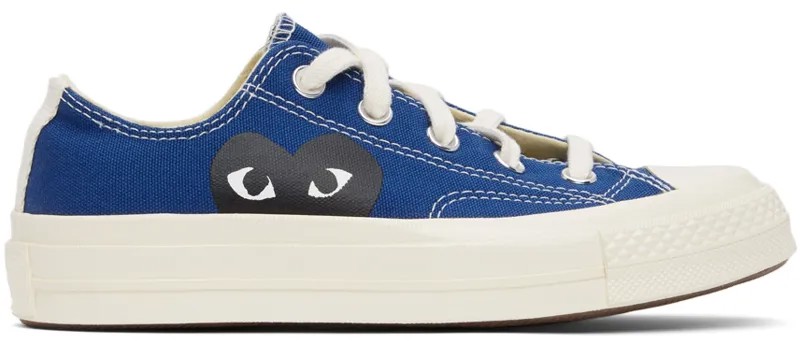 Синие низкие кеды Converse Edition Half Heart Chuck 70 Comme Des Garcons