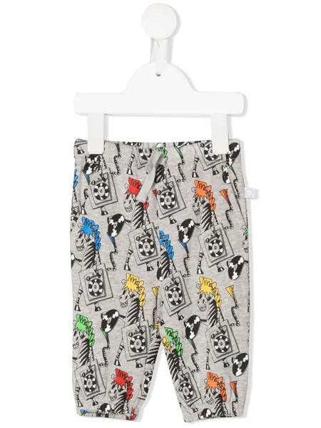 Stella McCartney Kids спортивные брюки с графичным принтом