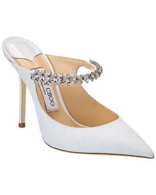 Jimmy Choo Bing 100 Блестящие туфли женские белые 36