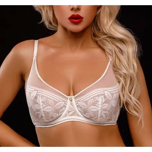 Бюстгальтер Coquette Revue, размер 80H, молочный