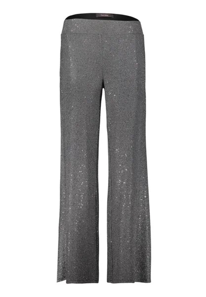 Брюки VERA MONT MODERN FIT HOSE MIT WEITEM BEIN, цвет schwarz gold