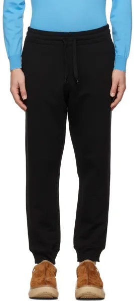 Черные брюки для отдыха с карманом и логотипом Moschino