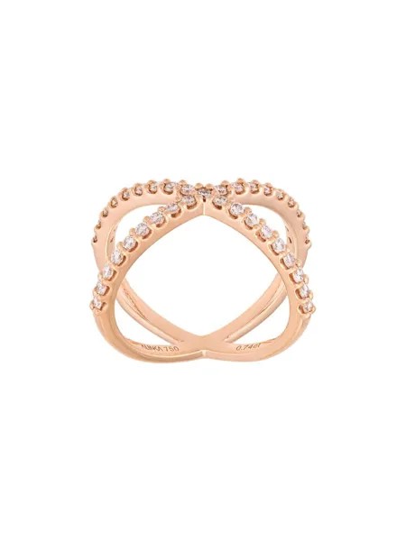 ALINKA кольцо Katia из розового золота с бриллиантами