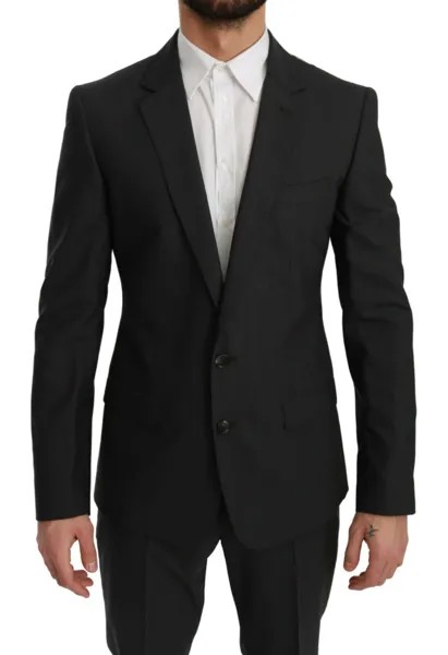 DOLCE - GABBANA Костюм MARTINI Шерстяной серый приталенный крой из 2 предметов EU48/US38/M Рекомендуемая розничная цена 2600 долларов США