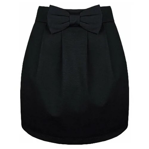Школьная юбка-тюльпан радуга дети, размер 34/134, черный