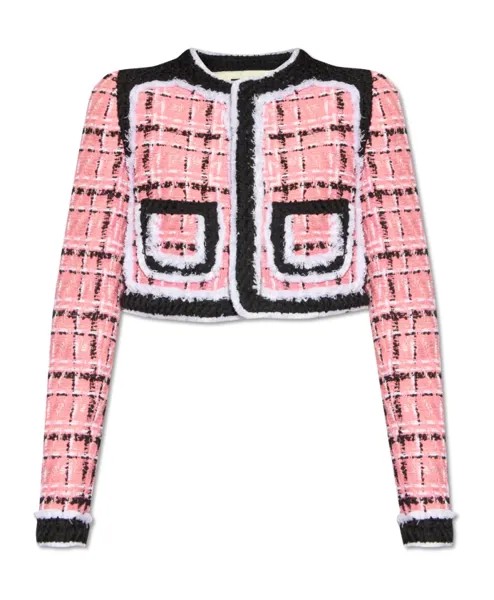 Твидовый пиджак Dsquared2, розовый