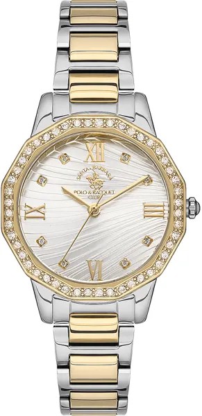 Наручные часы женские Santa Barbara Polo & Racquet Club SB.1.10261-4 серебристые