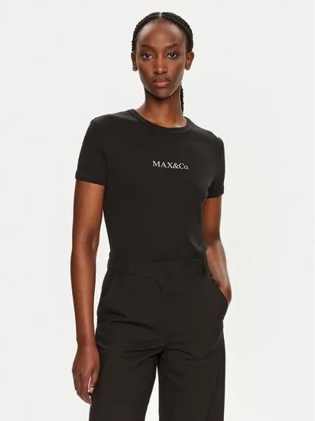 Футболка стандартного кроя Max&Co., черный