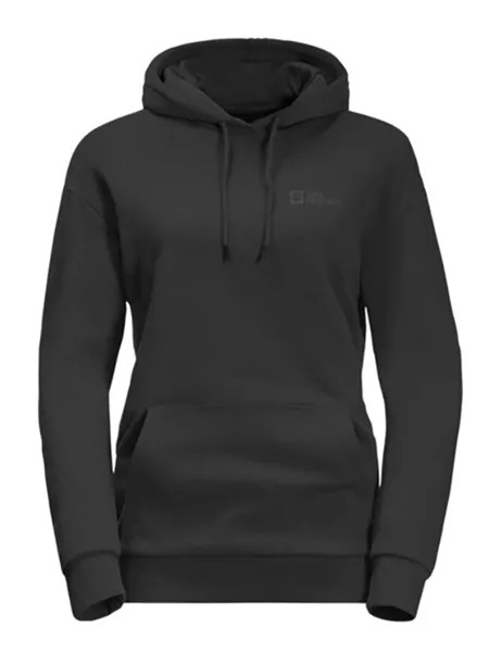 Толстовка Jack Wolfskin Hoodie Essential, черный