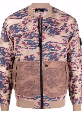 Stone Island Shadow Project бомбер со вставками
