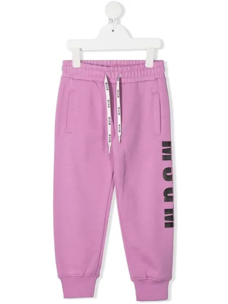 MSGM Kids спортивные брюки с логотипом