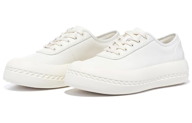 Кроссовки LI-NING 1990 Lost Chain Skateboarding Shoes Women's Low-top Off White, цвет Off White