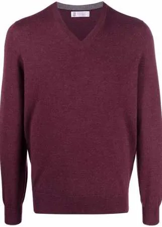 Brunello Cucinelli кашемировый джемпер с длинными рукавами