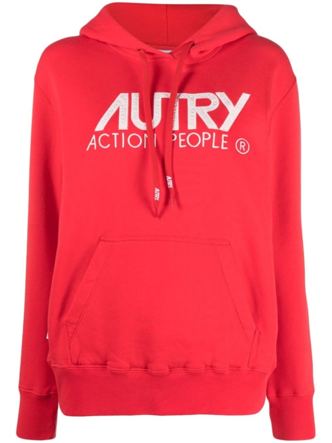 Autry худи с кулиской и логотипом, красный
