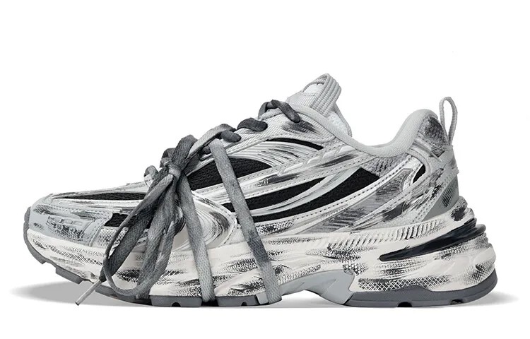 Кроссовки LINING Aurora 2K Lifestyle Shoes Women's Low-top Black/white, черный/белый