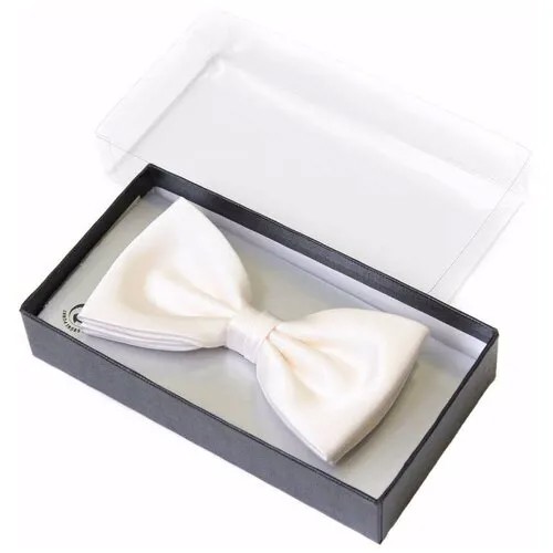 Подарочный галстук бабочка цвета айвори 61637