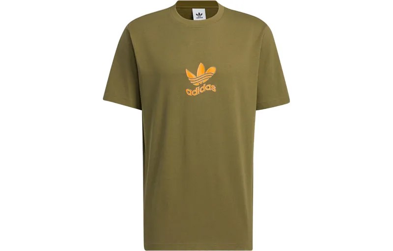 OD Trippy футболка мужская оливковая Adidas Originals, оливковый