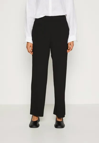 Брюки SLFSILLA WIDE PLISSE PANT Selected Femme, цвет black
