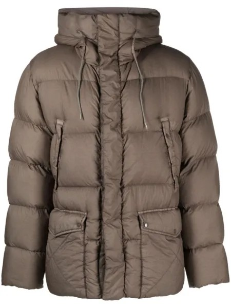 Ten C пуховик Grays Peak с капюшоном, коричневый