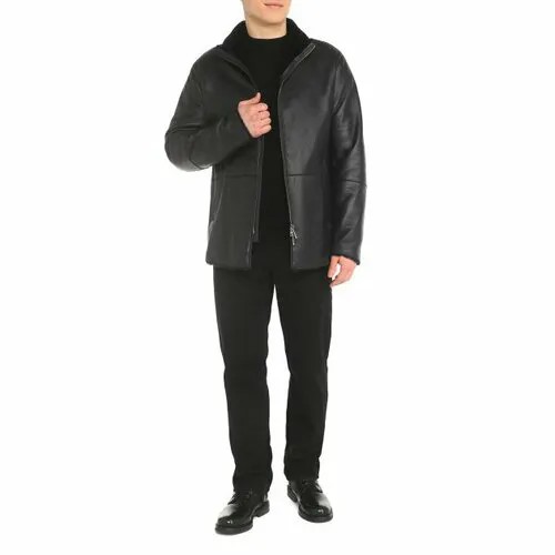 Дубленка Maison David, размер M, dark blue