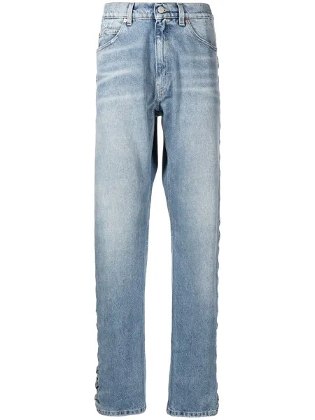 Martine Rose прямые джинсы с плетеной деталью
