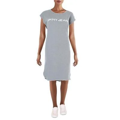 Женское повседневное платье-толстовка с логотипом DKNY Jeans French Terry BHFO 5304