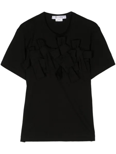 Comme Des Garçons Comme Des Garçons футболка из хлопка с бантом, черный