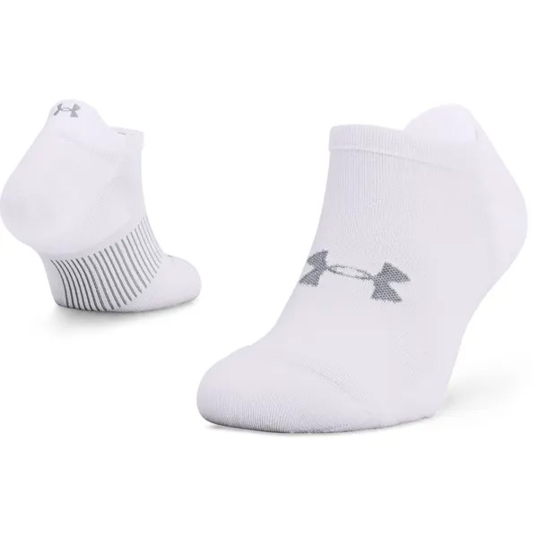 Носки Under Armour Invisible Dry Run Unisexes no show, белый