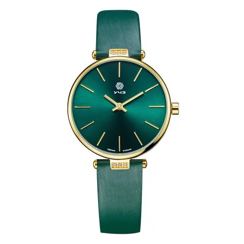 Наручные часы УЧЗ 3042L-4, зеленый