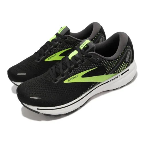 Brooks Ghost 14 Black Volt White Мужская спортивная обувь для бега Кроссовки 1103691D-047