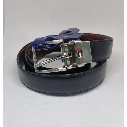 Ремень Tommy Hilfiger, женский, черный, экокожа, размер XL, США