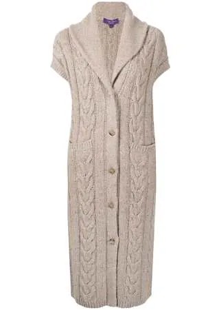 Ralph Lauren Collection кашемировое кардиган-пальто фактурной вязки
