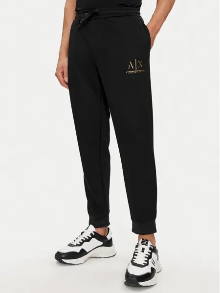 Спортивные брюки стандартного кроя Armani Exchange, черный