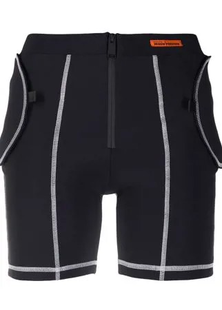 Heron Preston облегающие шорты с завышенной талией